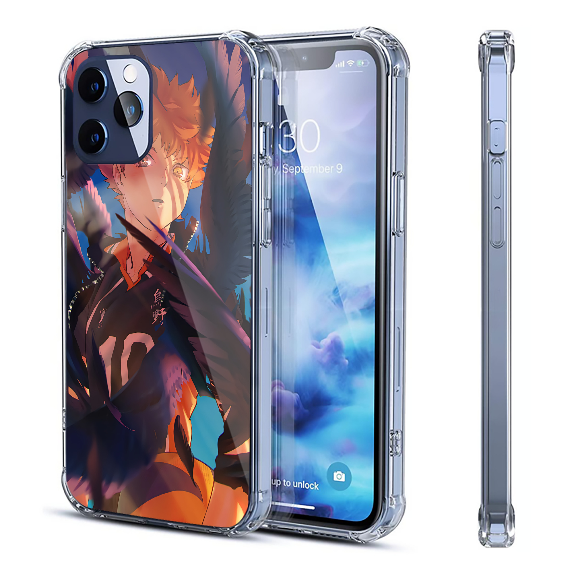（画像用） ハイキュー!! Haikyu!! 【iPhone 12シリーズ対応】透明スマホケース（クリアソフトケース）